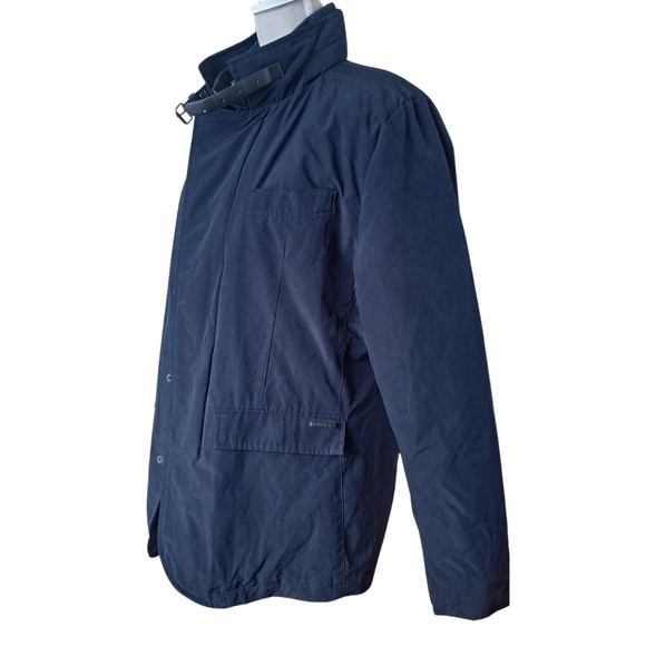 Winter Coat Water Resistant Jacket William Rast Sz S Navy Blue Fall Travel - Picture 5 of 13